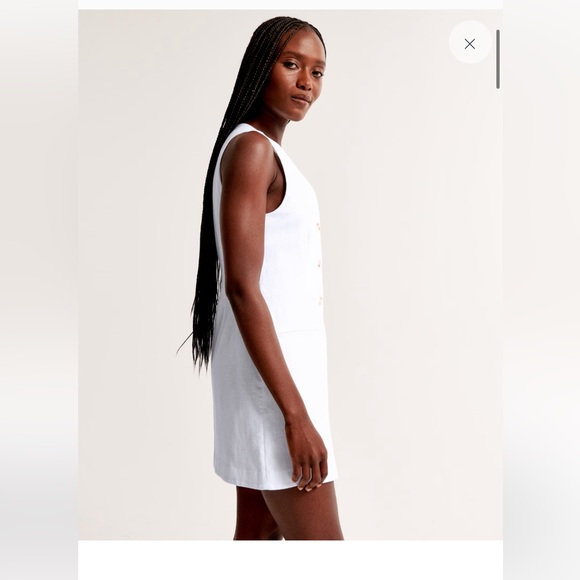 The A&F Mara Linen-Blend Vest Mini Dress - Picture 4 of 4